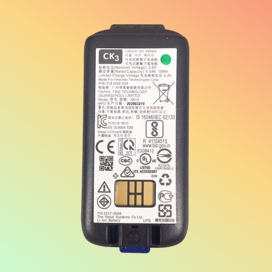 Honeywell charger with LED indicators showing battery status.
