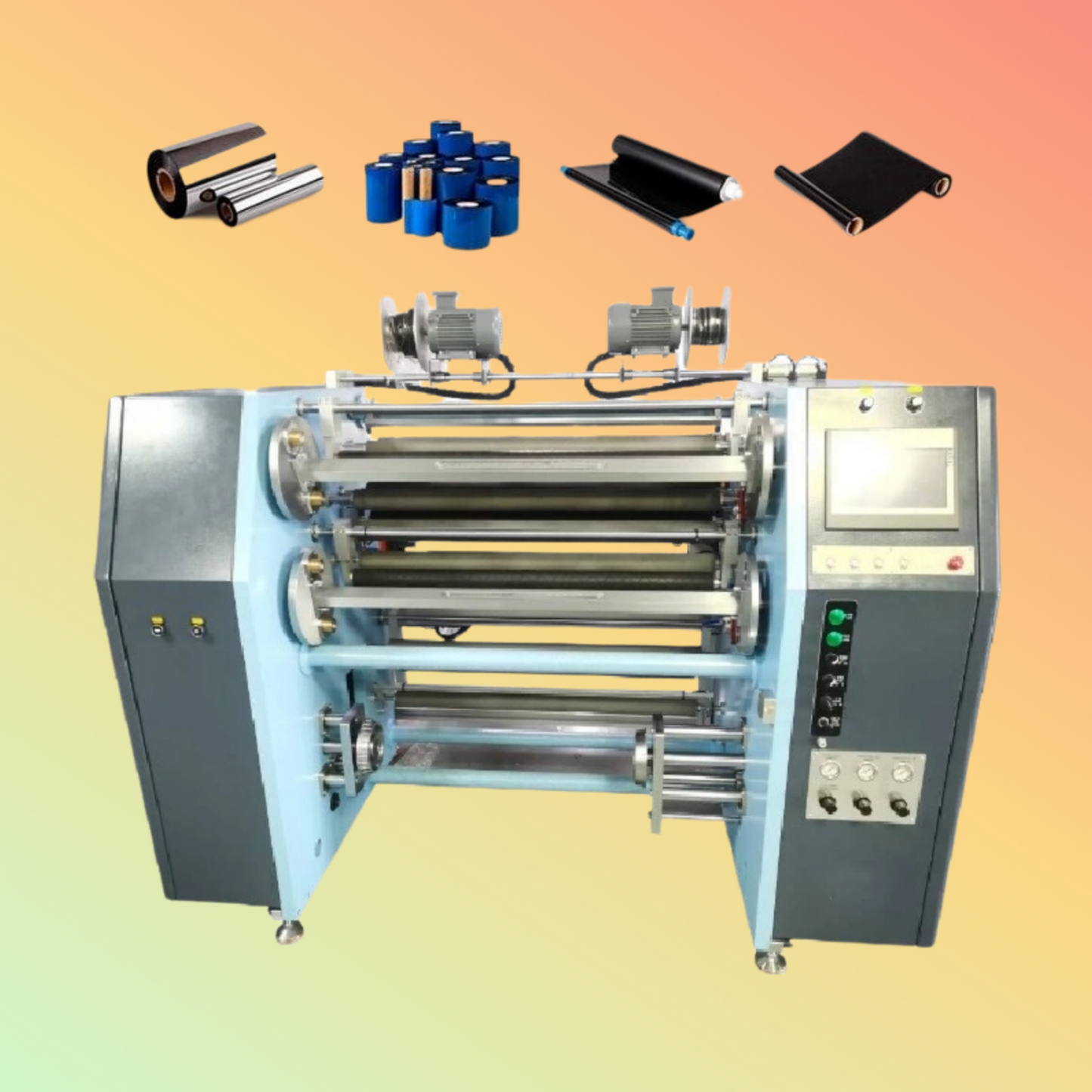 St580 Jumbo Roll Ttr Slitter Machine