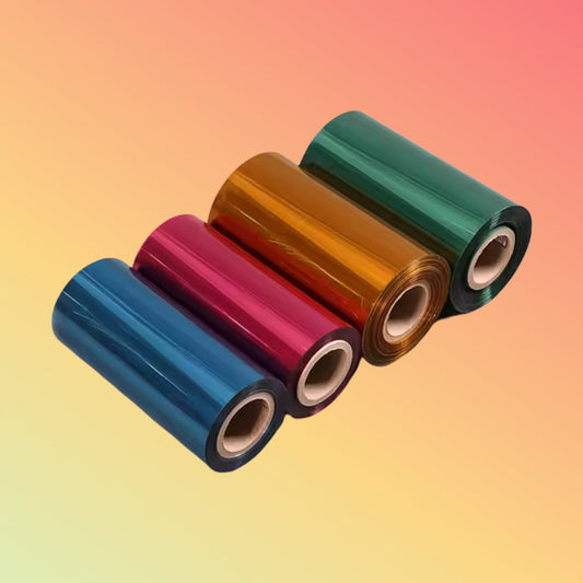 Hot Selling 110 X 300 Custom Color Wash Wax Resin Ribbon Label Printer Washable Thermal Transfer Ribbon