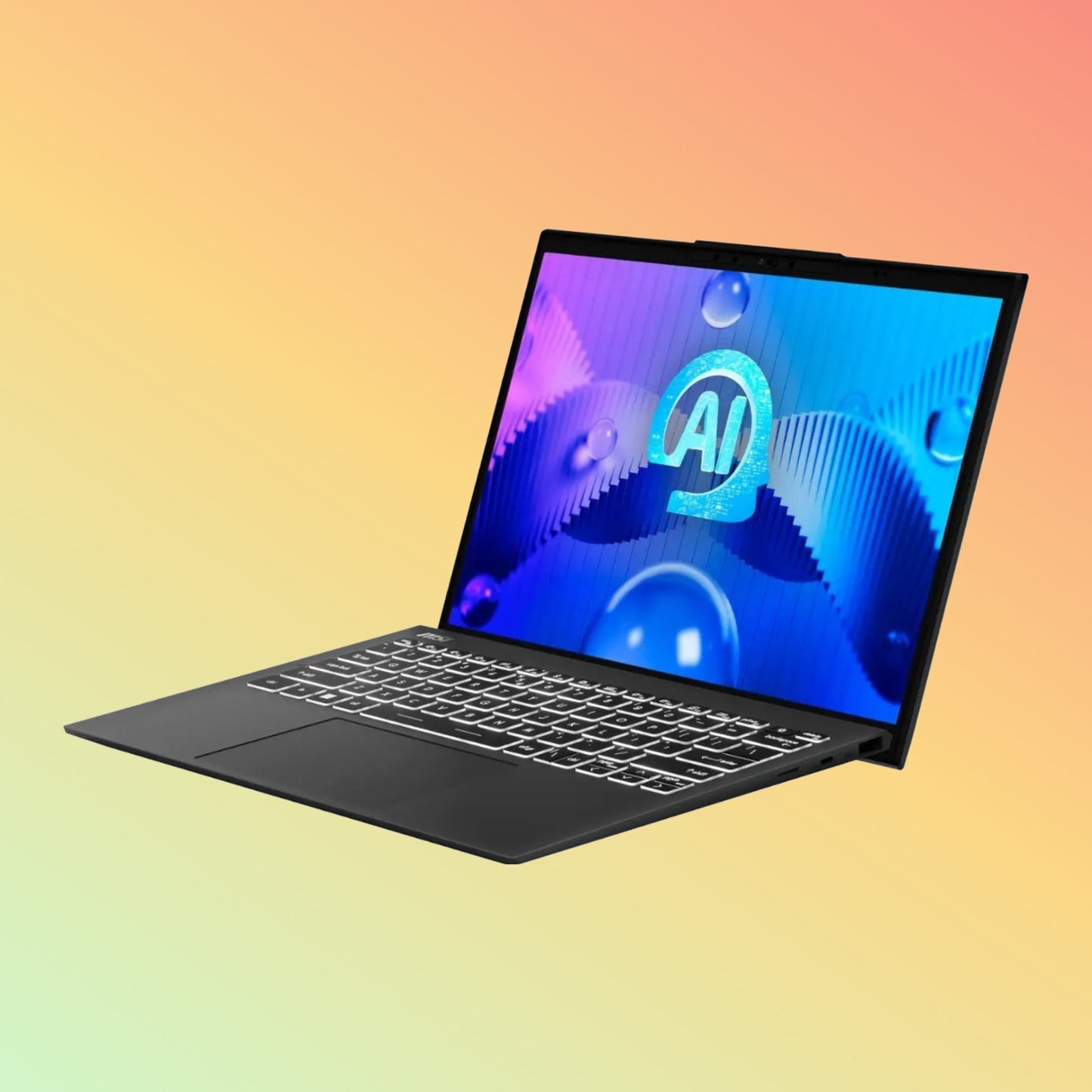 كمبيوتر محمول MSI PRESTIGE 16 AI STUDIO B1VFG-019US (2024) - سلسلة 1 Ultra 9 185H، 32 جيجابايت، 2 تيرابايت SSD، NVIDIA GeForce RTX 4070، شاشة 16 بوصة فائقة الدقة