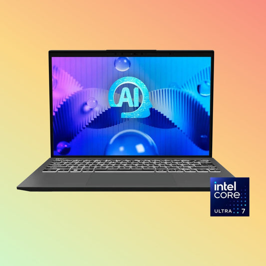 MSI PRESTIGE 13 AI Evo A1MG (2024) लैपटॉप - सीरीज 1 अल्ट्रा 7 155H, 32GB, 1TB SSD, Intel Arc ग्राफ़िक, 13.3" 2.8K