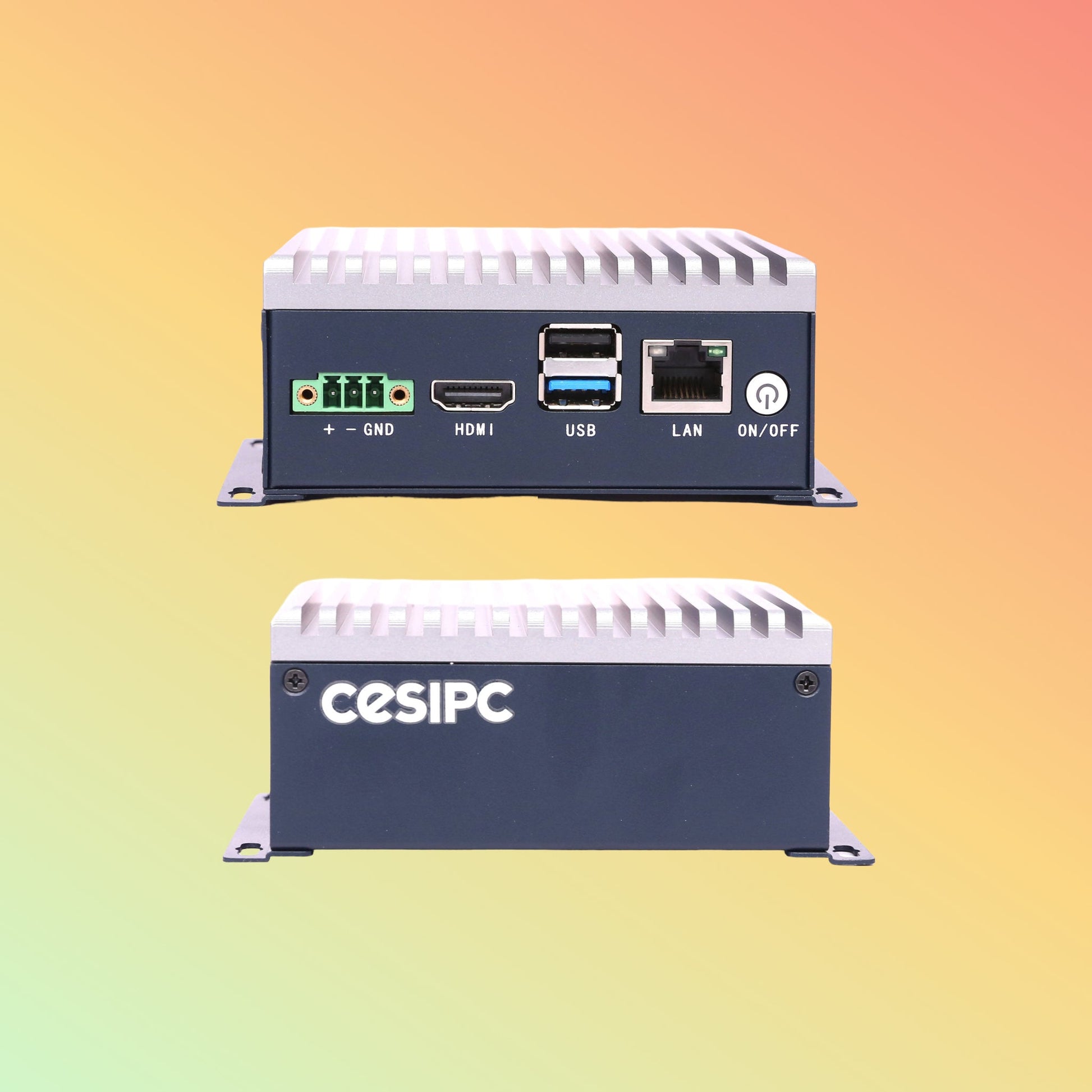 Fanless Mini PC for Nvidia Jetson Nano Fanless Industrial AI Computer Mini PC 9-36V