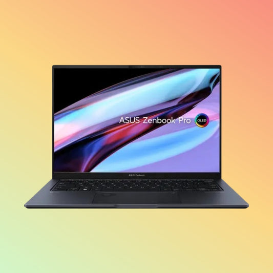 ASUS ZENBOOK PRO 14 OLED UX6404VI-DS96T गेमिंग लैपटॉप - 13वीं पीढ़ी i9-13900H, 32GB, 1TB SSD, NVIDIA GeForce RTX 4070 8GB, 14.5" 2.8K टच