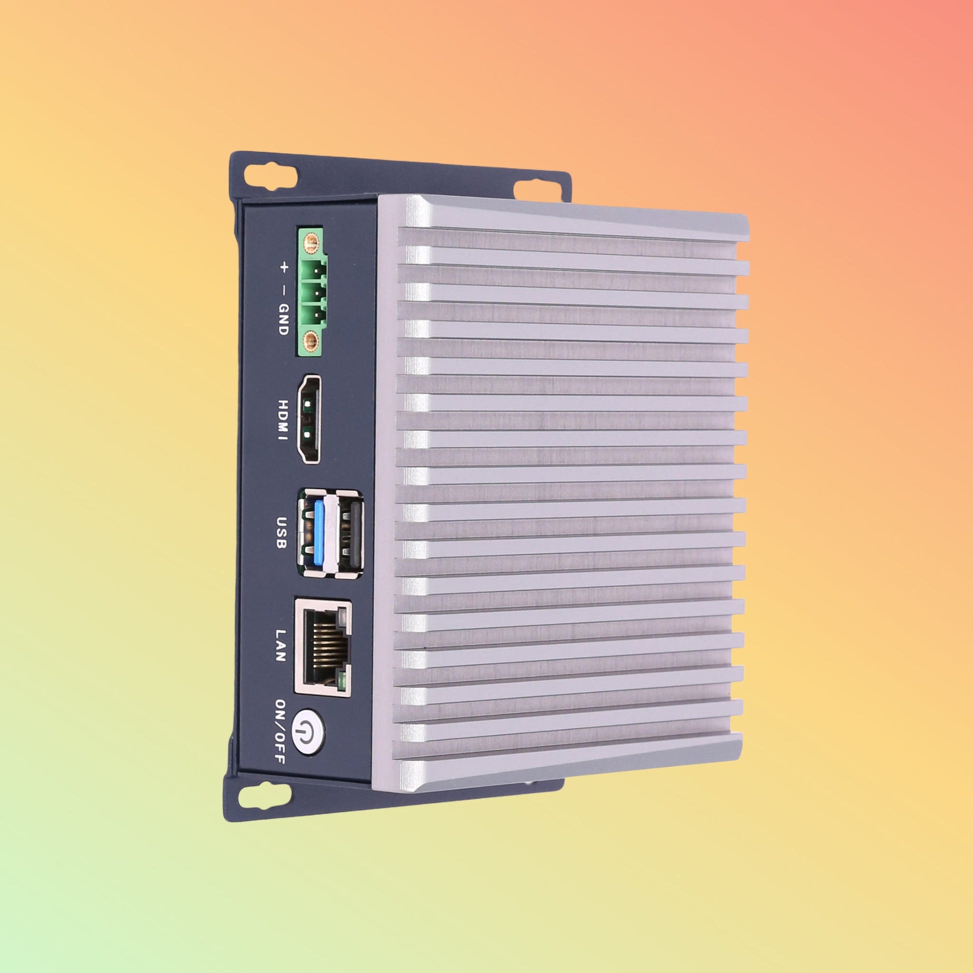 24V Fanless Mini PC for Nvidia Jetson Nano Fanless Industrial AI Computer Mini PC