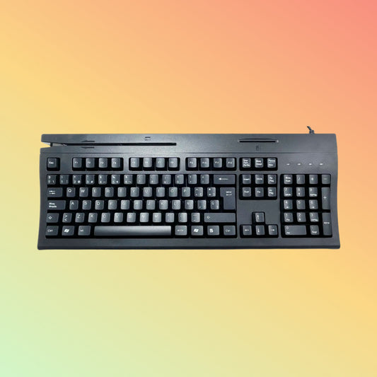 POSTECH KB-104 Wired Mechanical Keyboard with Card Readers