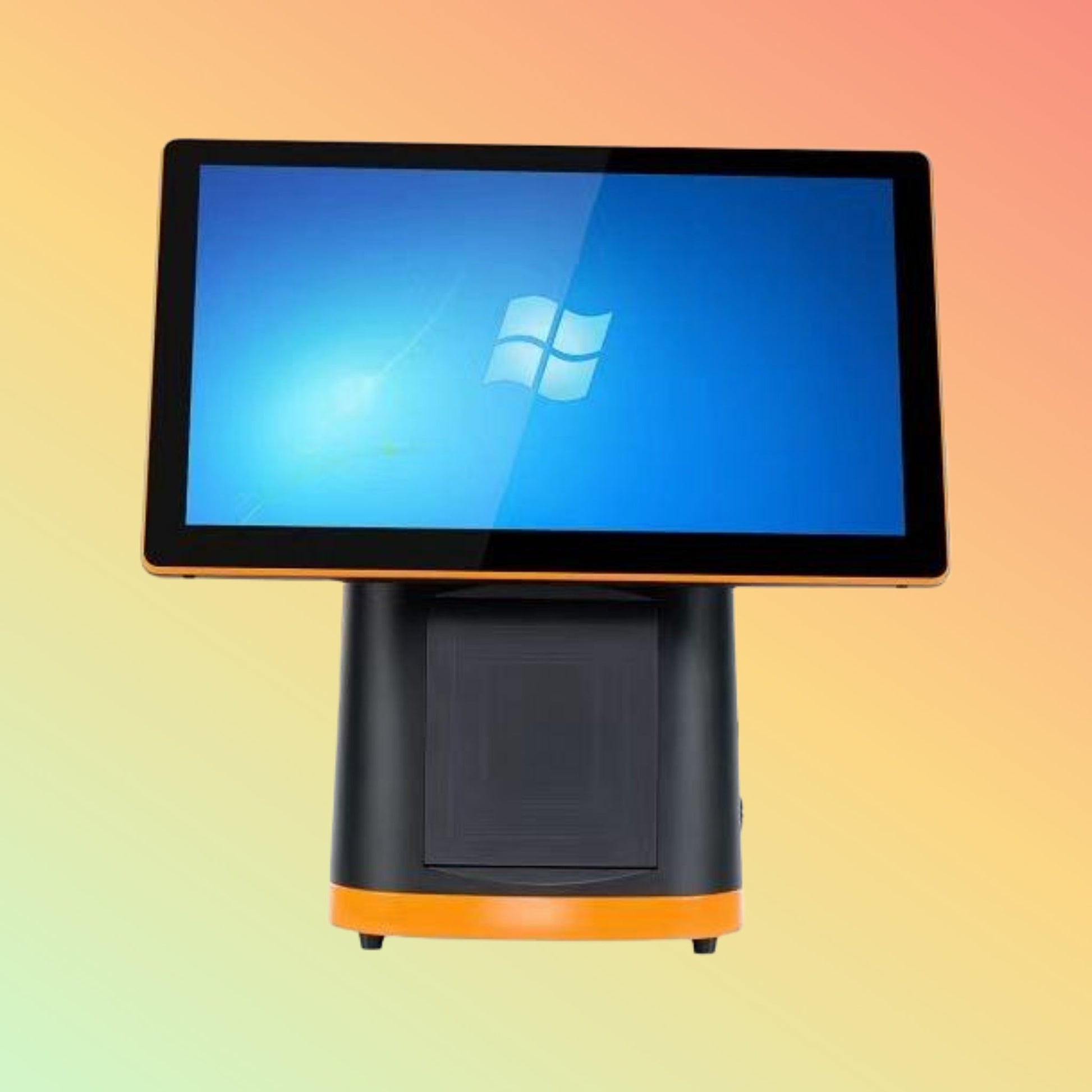 15–15.6" All-in-One POS, Built-in 80mm Printer, LED8/VFD, 2nd Display