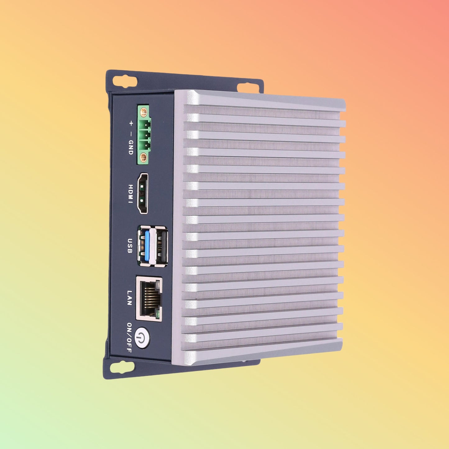 Fanless Mini PC for Nvidia Jetson Nano Fanless Industrial AI Computer Mini PC 9-36V