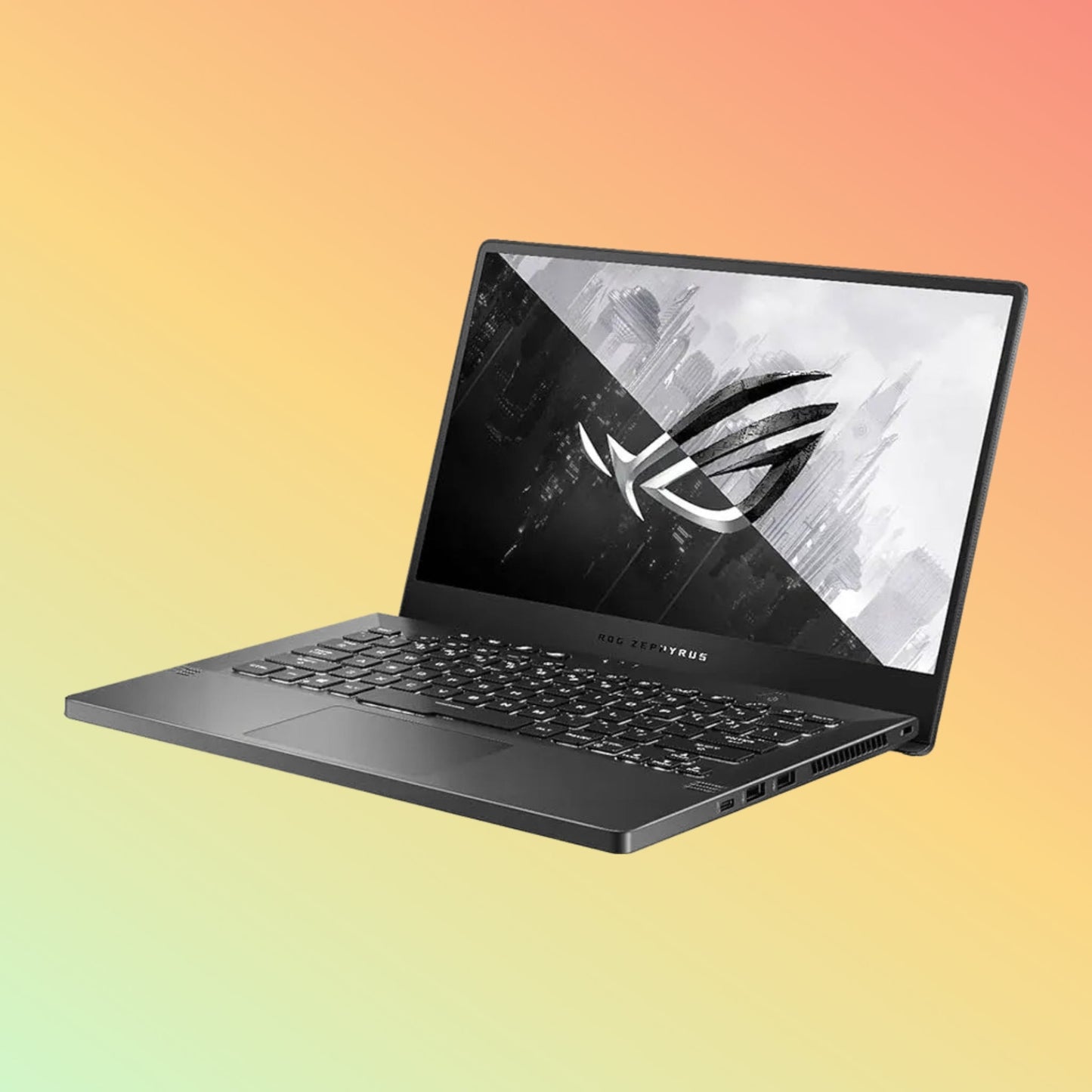 لابتوب الألعاب ASUS ROG ZEPHYRUS GA503QR - معالج AMD Ryzen R9-5900HS، سعة 16 جيجابايت، قرص SSD سعة 1 تيرابايت، بطاقة رسومات NVIDIA GeForce RTX 3070 سعة 8 جيجابايت، شاشة 15.6 بوصة QHD