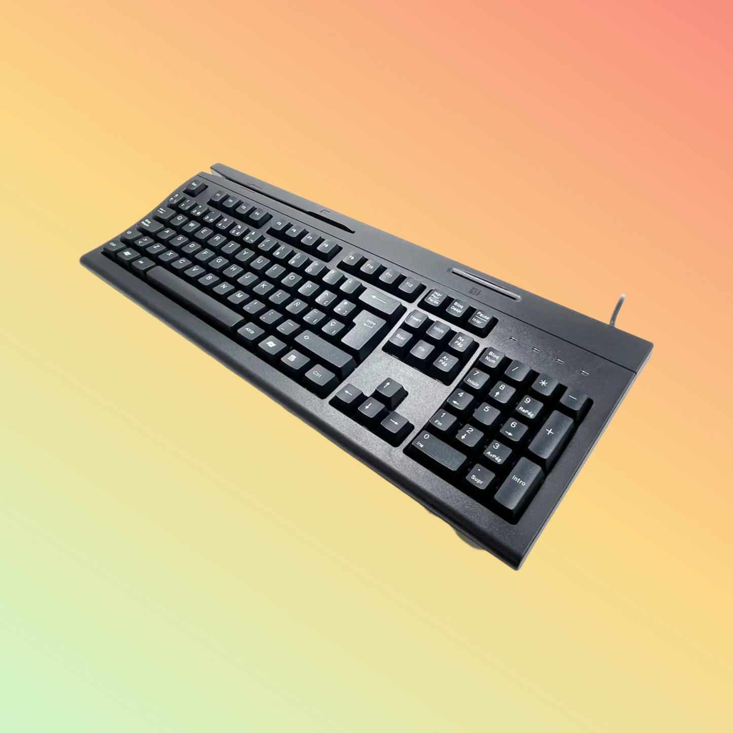 POSTECH KB-104 Wired Mechanical Keyboard with Card Readers