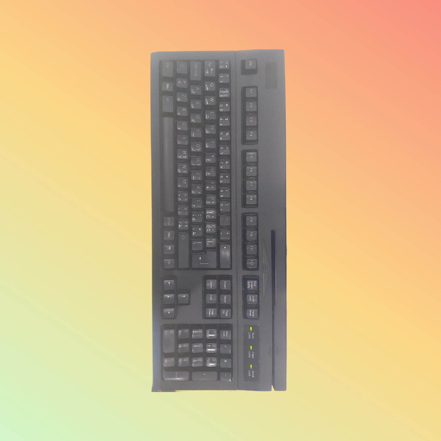 POSTECH KB-104 Wired Mechanical Keyboard with Card Readers