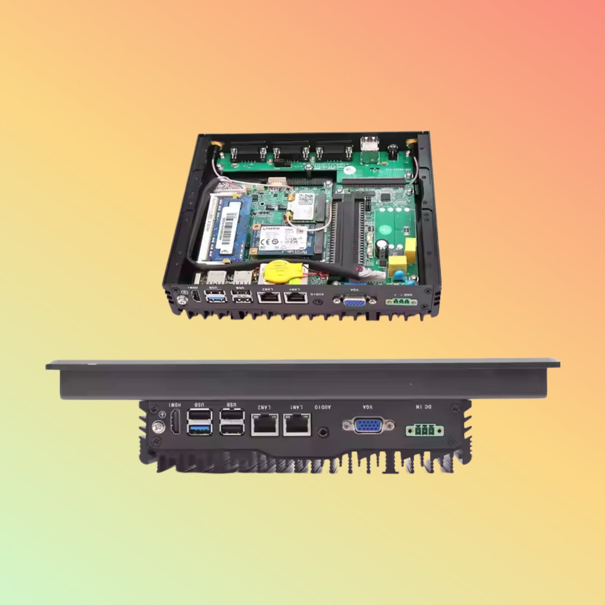 IP65 Fanless Industrial Capacitive Touch Panel PC