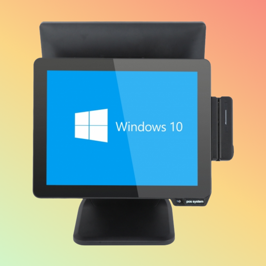 NEOPOS 15" Customer Display 15" Main Screen 10