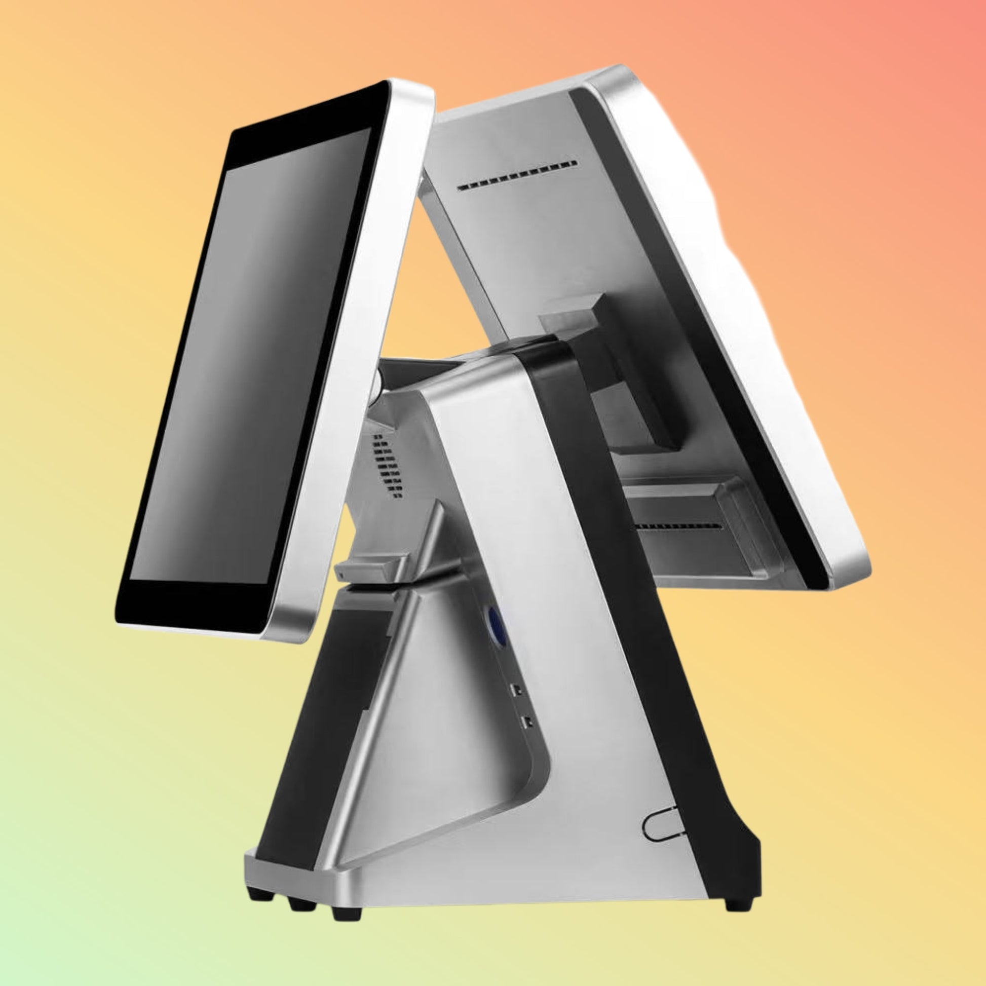 15.6" Touch POS System, Cash Register w/ 80mm Printer & 2nd Display