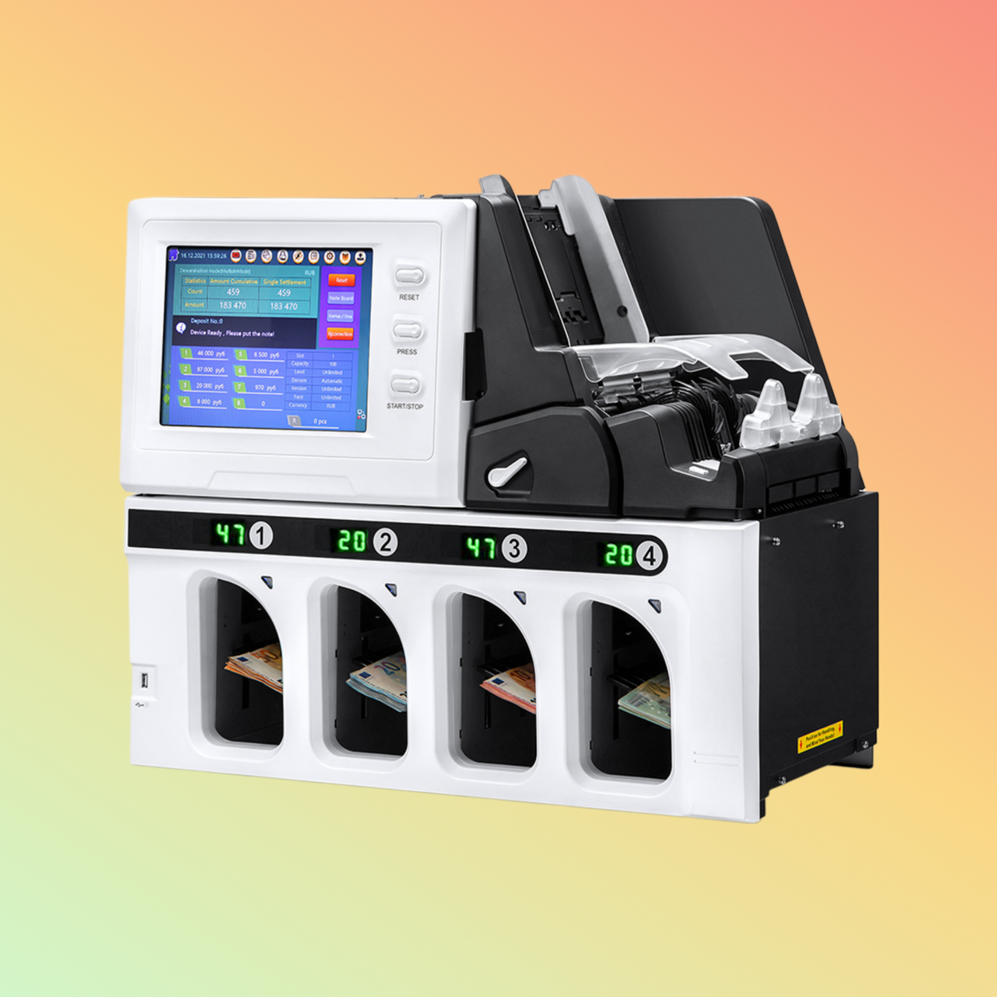 4+1/8+1 Banknote Fitness Sorter