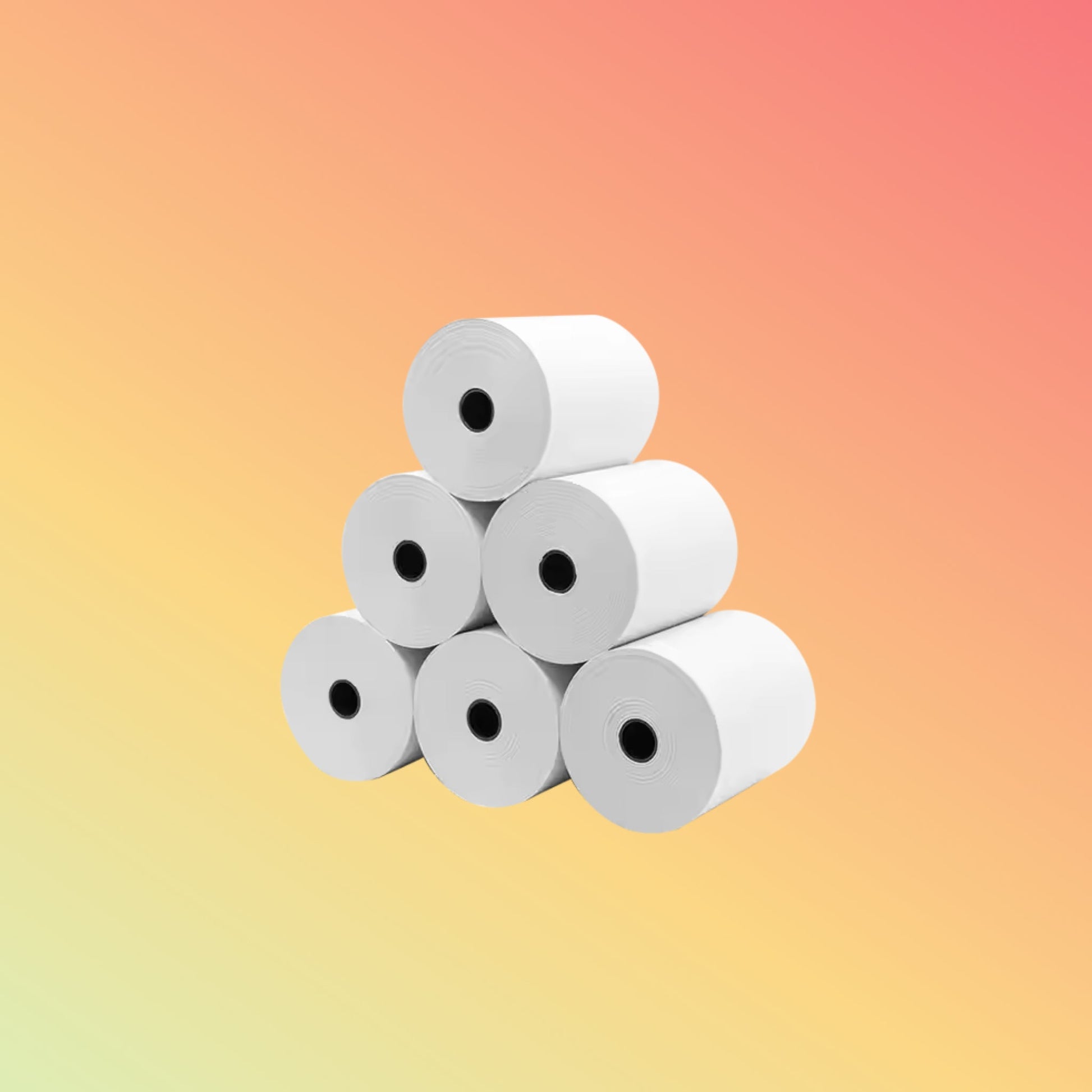 China Factory 80 X 80mm 3 1/8'' X 230' Printed Thermal Pos Paper Printer Paper Rolls