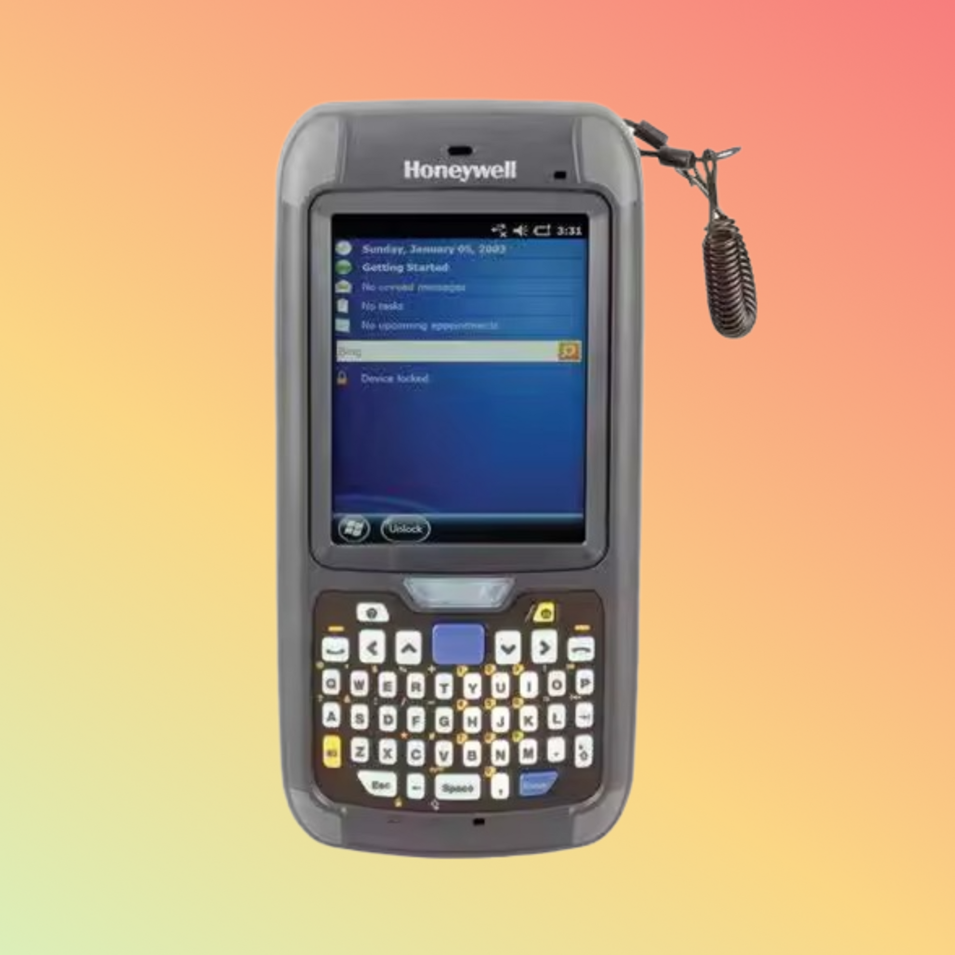 Honeywell CN75/CN75e Handheld Rugged Mobile Computer Front View
