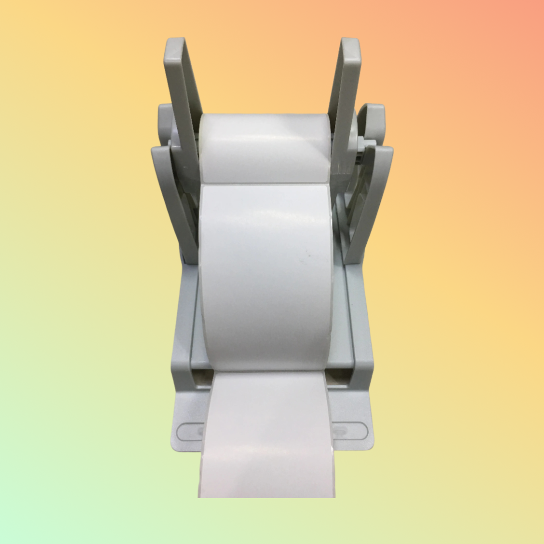 Side View of Label Stand SH-STD001 with Compact Dimensions
