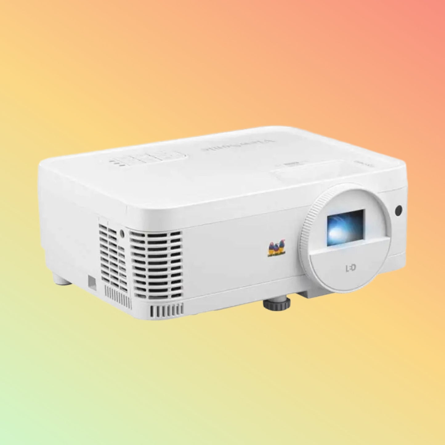 جهاز عرض VIEWSONIC LS500WHE DLP - 3000 لومن، WXGA (1280x800)، نسبة العرض إلى الارتفاع 16:10، نسبة التباين 3000000:1