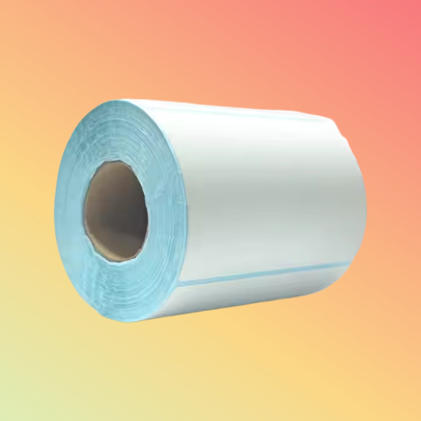 Custom Personalized Thermal Transfer Label Self Adhesive Label Sticker Logo Clear Thermal Label Sticker Paper Roll