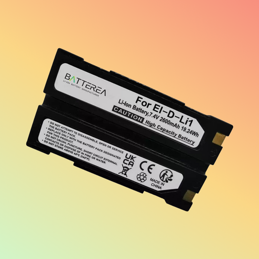 Batterea 7.4V 2600mAh Battery replacement for Trimble GPS 5700, Pentax EI-D-Li1, replace for EI-D-Li1 and C8872A,Li-ion