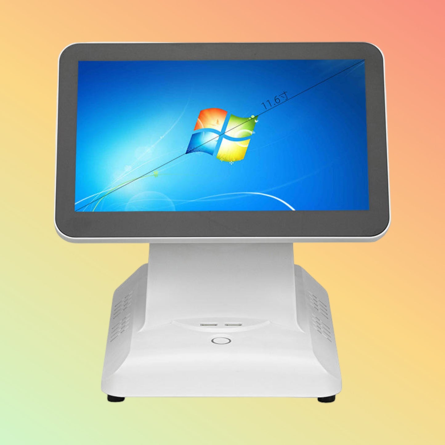 15/15.6" Touch POS Terminal, Cash Register w/ LED8/VFD & 2nd Display