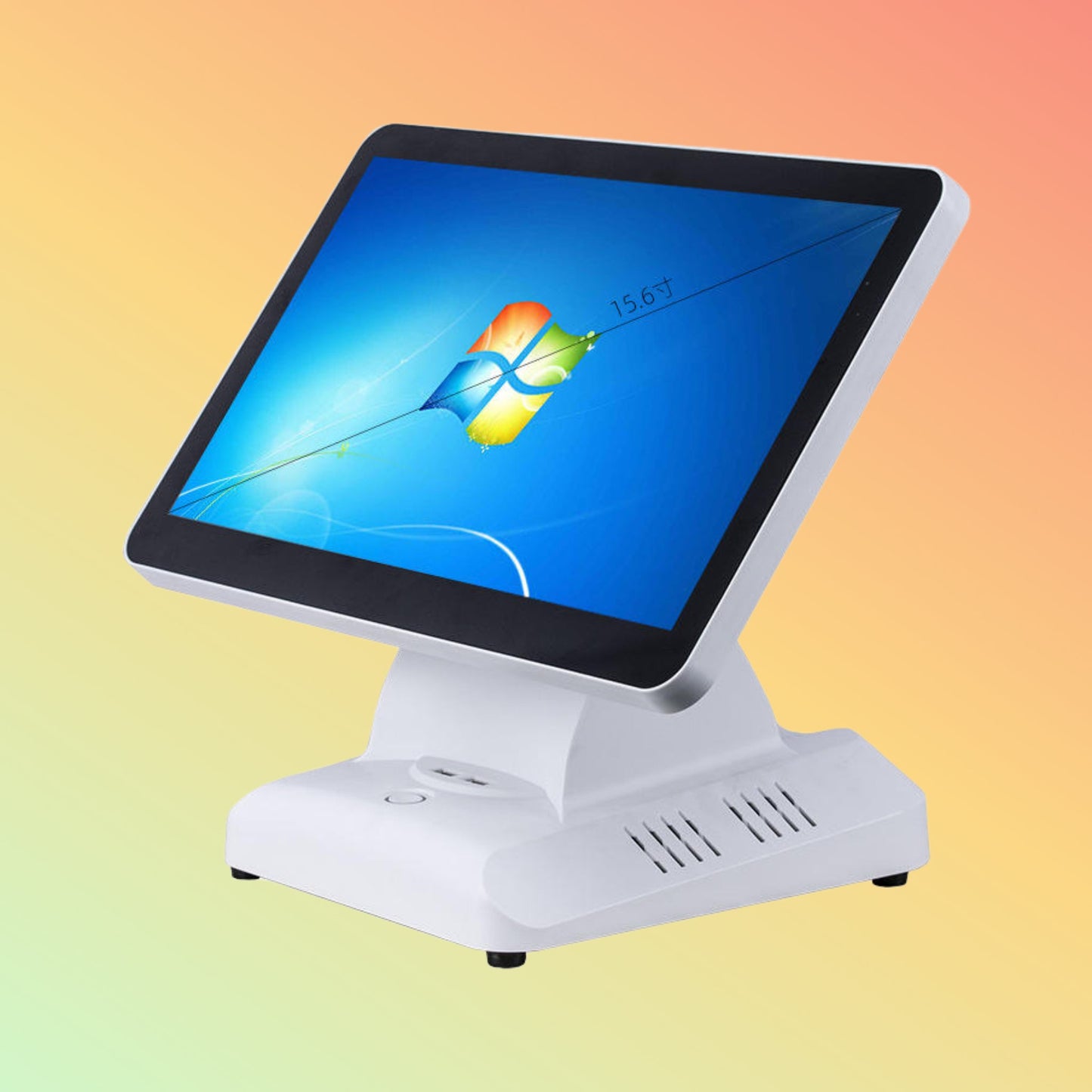 15/15.6" Touch POS Terminal, Cash Register w/ LED8/VFD & 2nd Display