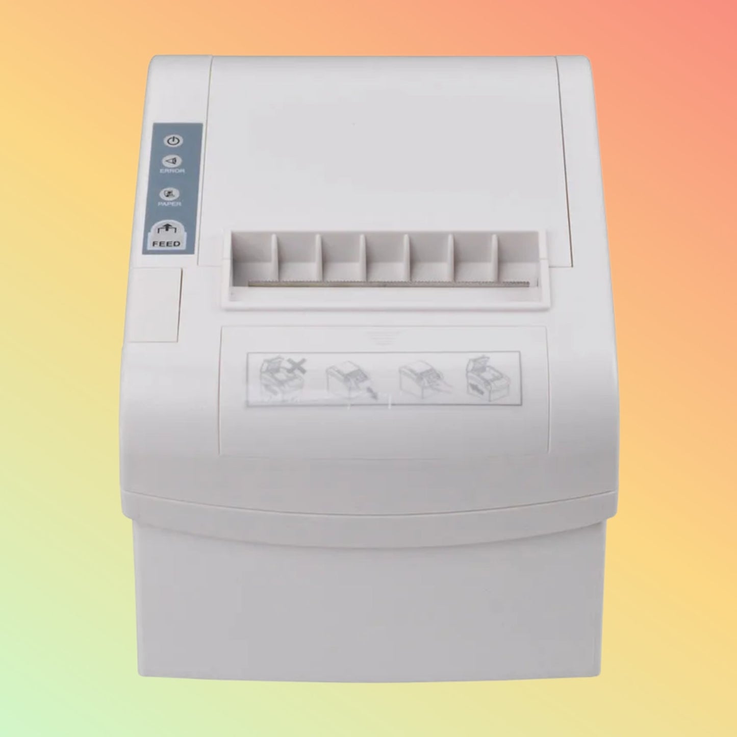 ZYWELL ZY806 desktop 3inch bluetooth thermal receipt printer 80mm white billing machine ticket printer Desktop 80 Receipt Printer