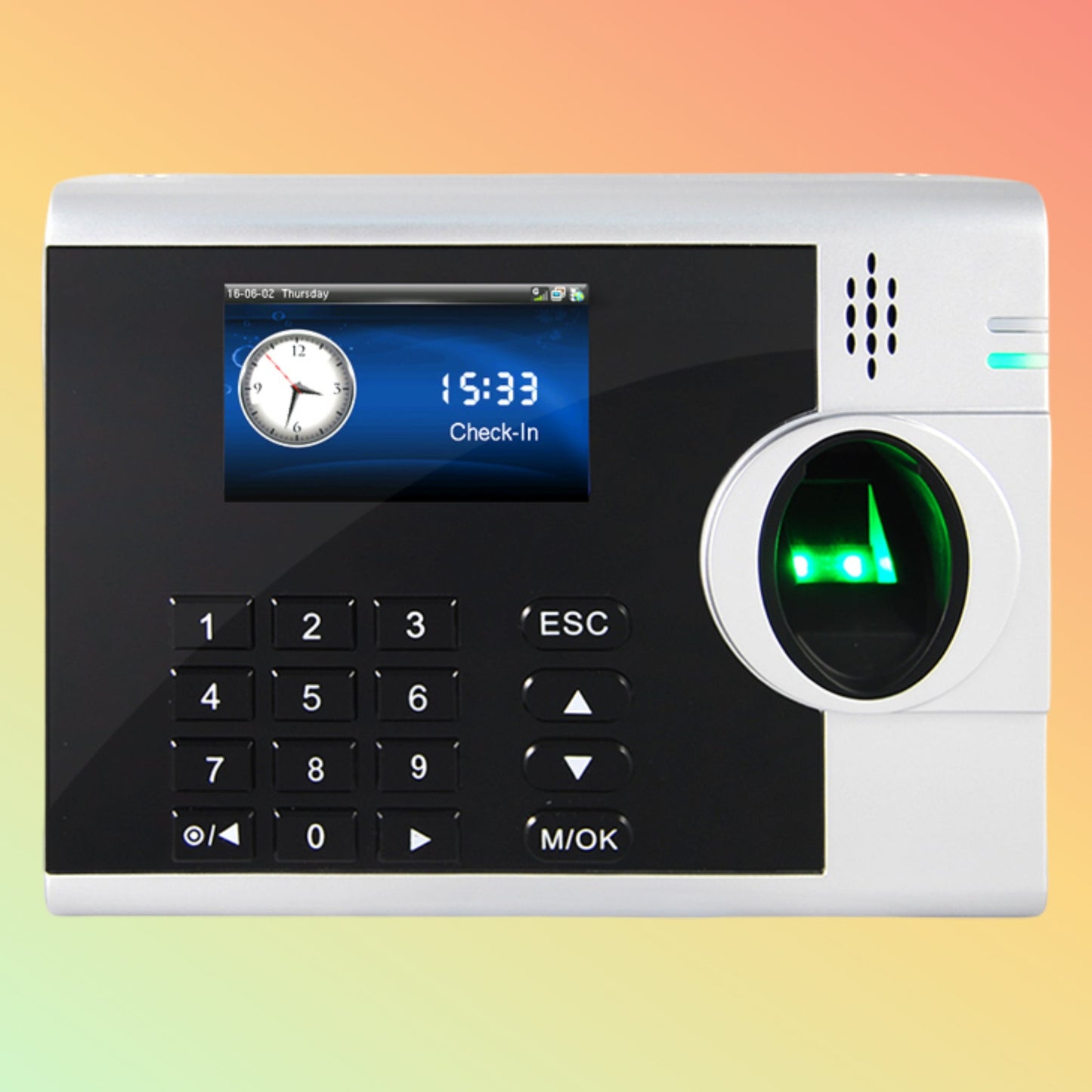 Granding 3000T‑C TFT Fingerprint Clock