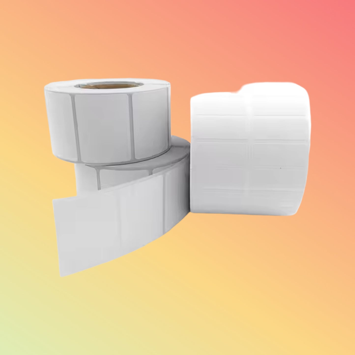 Factory Hot Selling Thermal Shipping Waybill Barcode Label Compatible for Direct Printing 40x30 Thermal Label Rolls