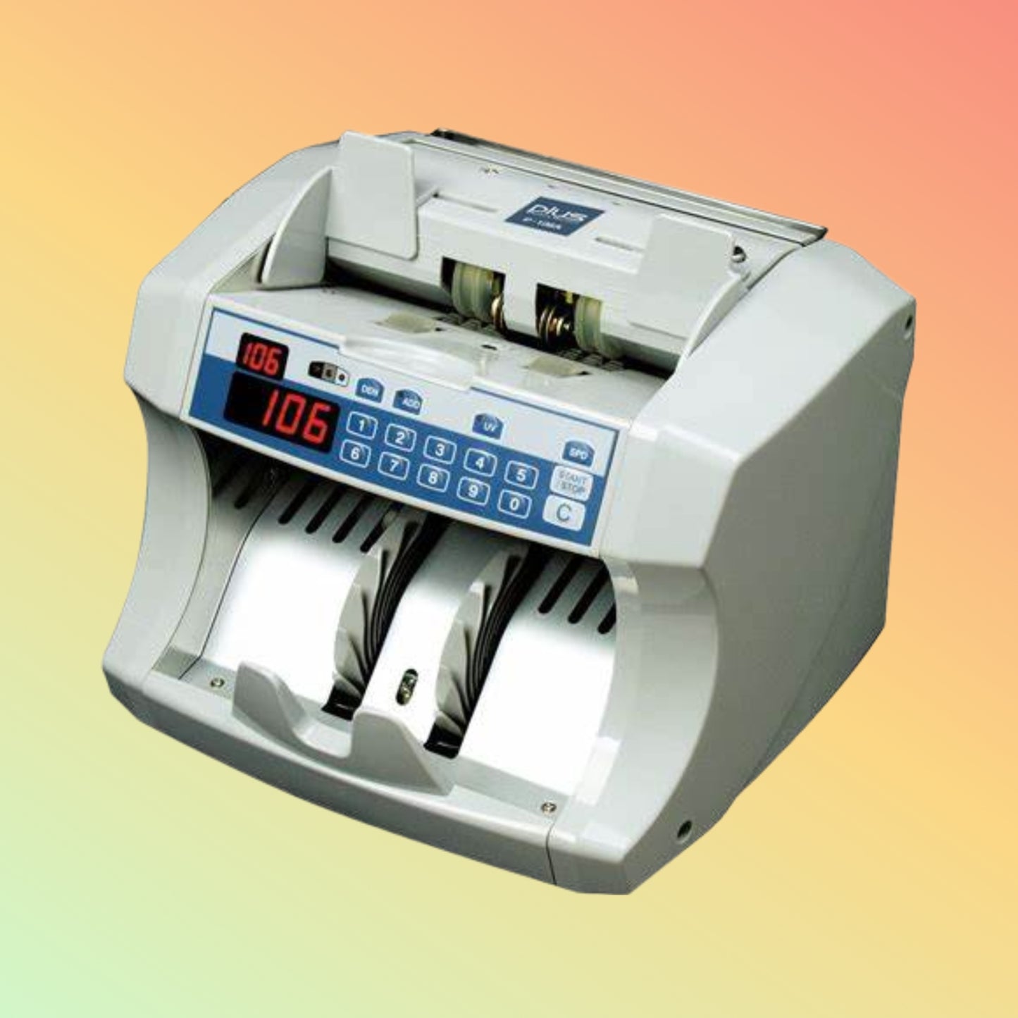 "Plus P106 Banknote Counter - UV and Magnetic Detection Feature"