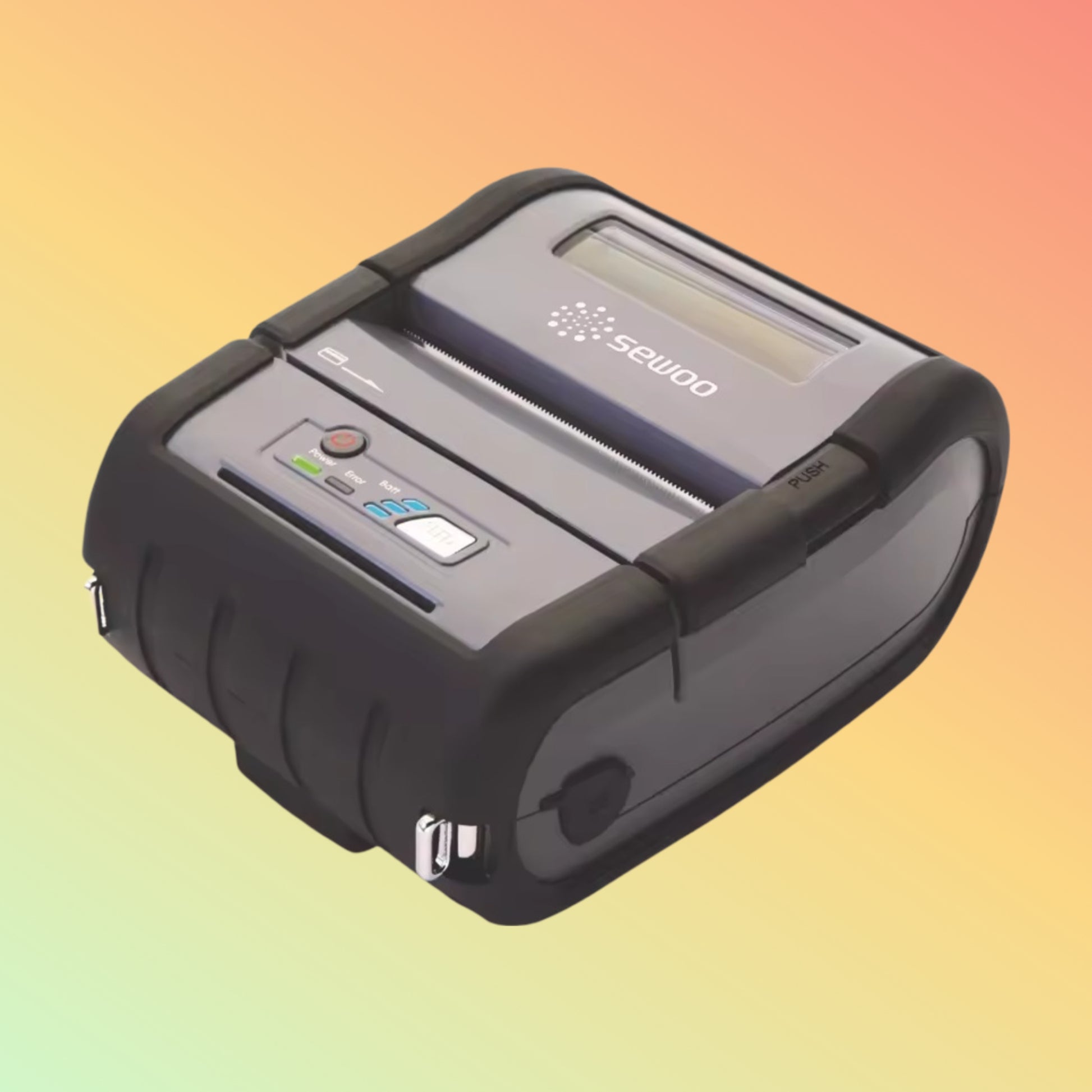 Sewoo LK-P30 Mobile Printer – Front View, Compact and Portable