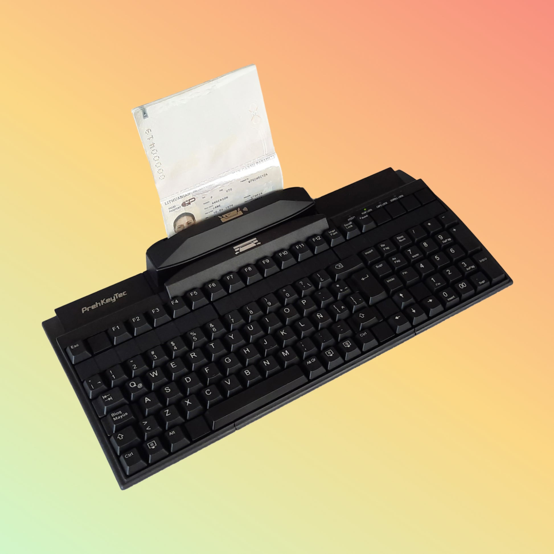 Preh Key Tec MC 147 A Keyboard in Action for Document Processing