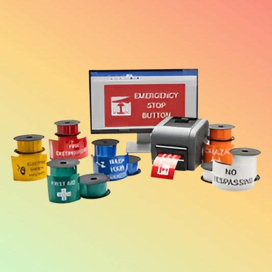 Brother  safety label printer