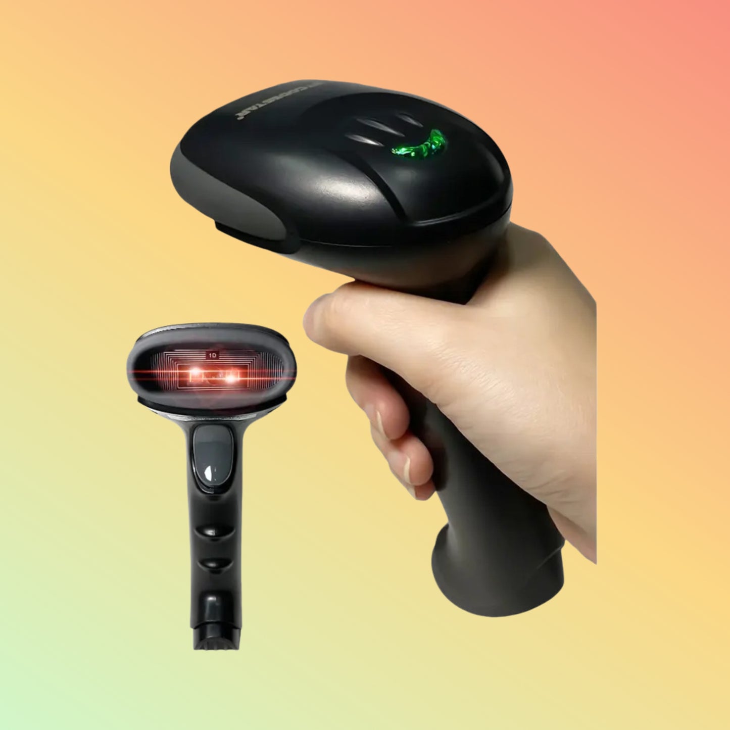 Postech PT-R970 Bluetooth 2D Barcode Scanner with Stand