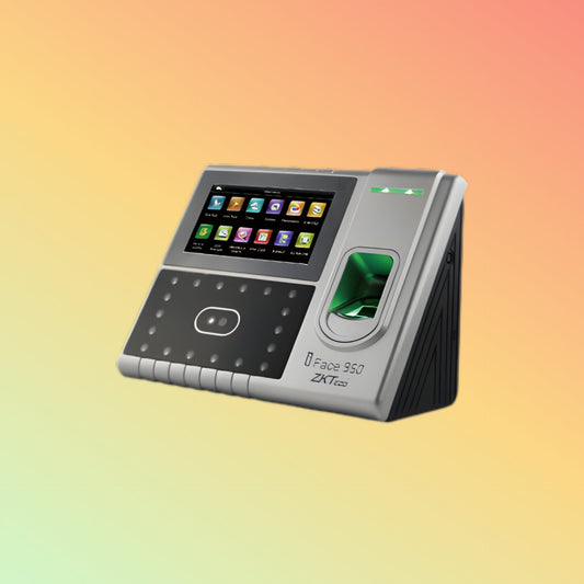 alt="Zkteco iFace 950ID fingerprint and face recognition time attendance system"