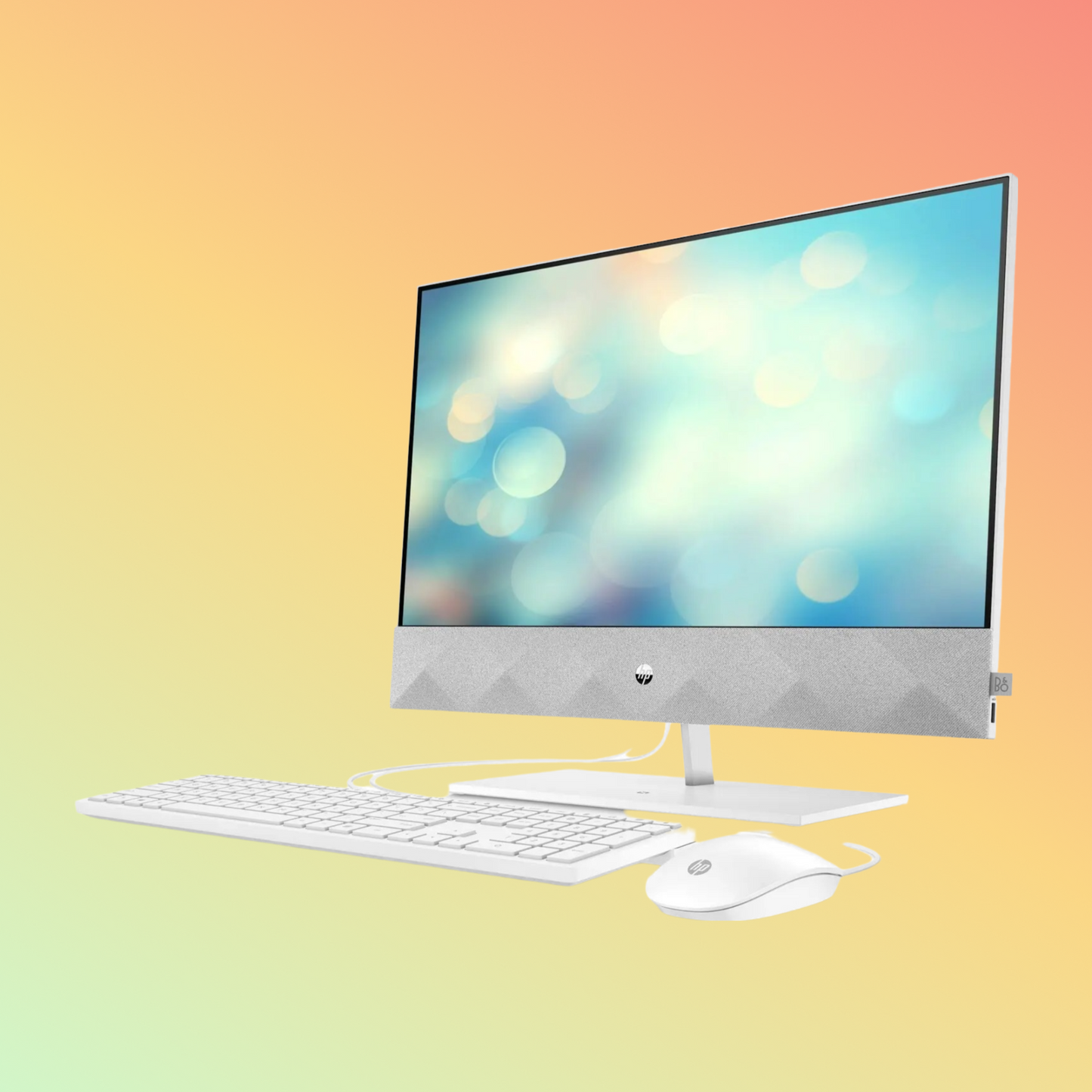 جهاز HP 24-DP1038NY الكل في واحد - معالج i7-1165G7 من الجيل الحادي عشر، سعة تخزين 8 جيجابايت، قرص صلب 1 تيرابايت، شاشة لمس FHD مقاس 24 بوصة