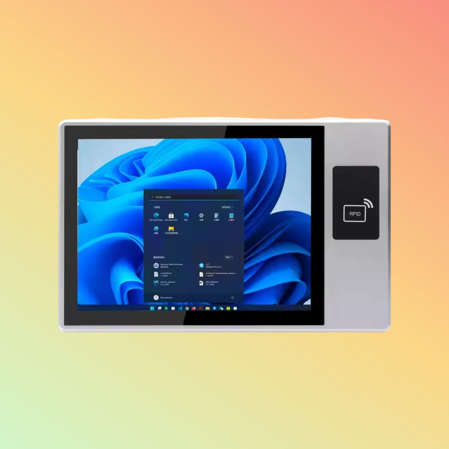 3 Days Ship Industrial Fanless Panel Pc With RFID Reader Built-in Embedded Linux Window 24V IP65 Touch Screen IPC