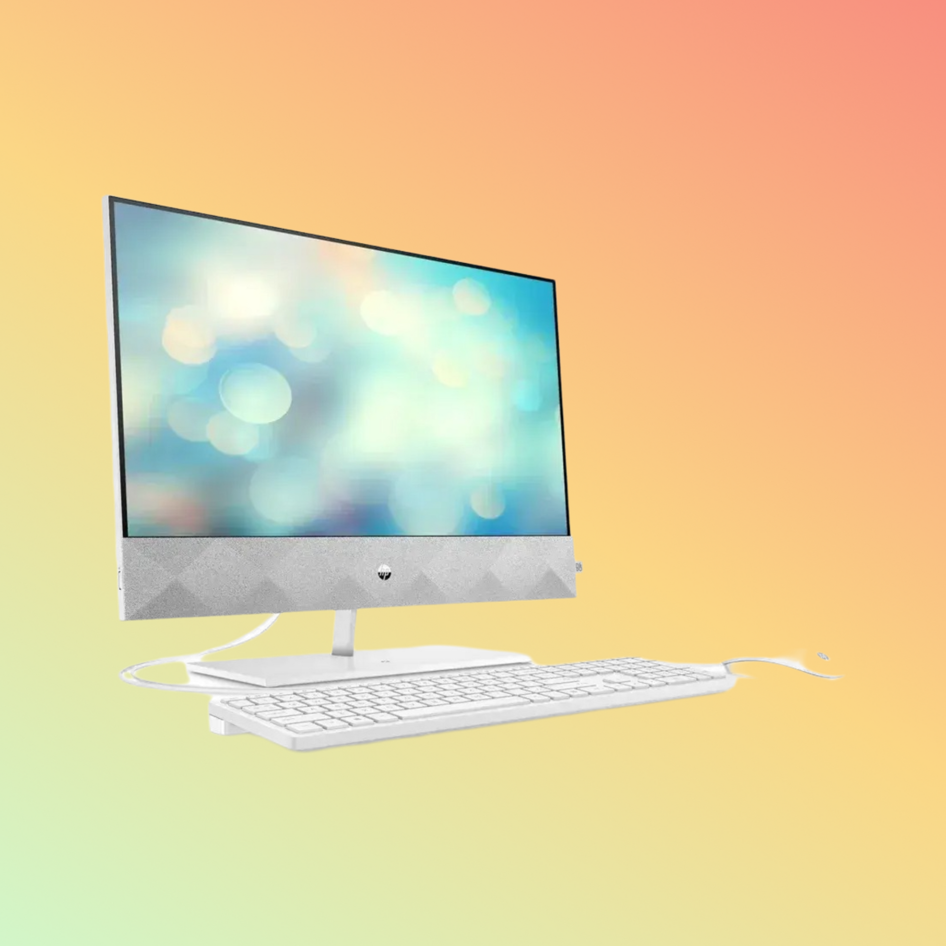 جهاز HP 24-DP1038NY الكل في واحد - معالج i7-1165G7 من الجيل الحادي عشر، سعة تخزين 8 جيجابايت، قرص صلب 1 تيرابايت، شاشة لمس FHD مقاس 24 بوصة