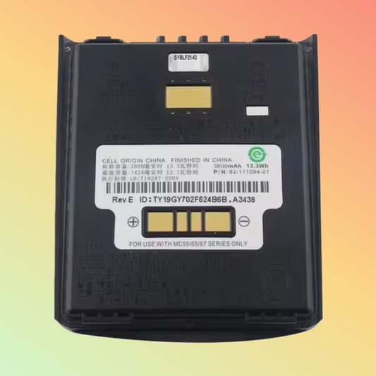 MC55 MC5590 MC55A0 MC65 MC67 82-111094-01 डेटा कलेक्टर बैटरी के लिए PDA बैटरी