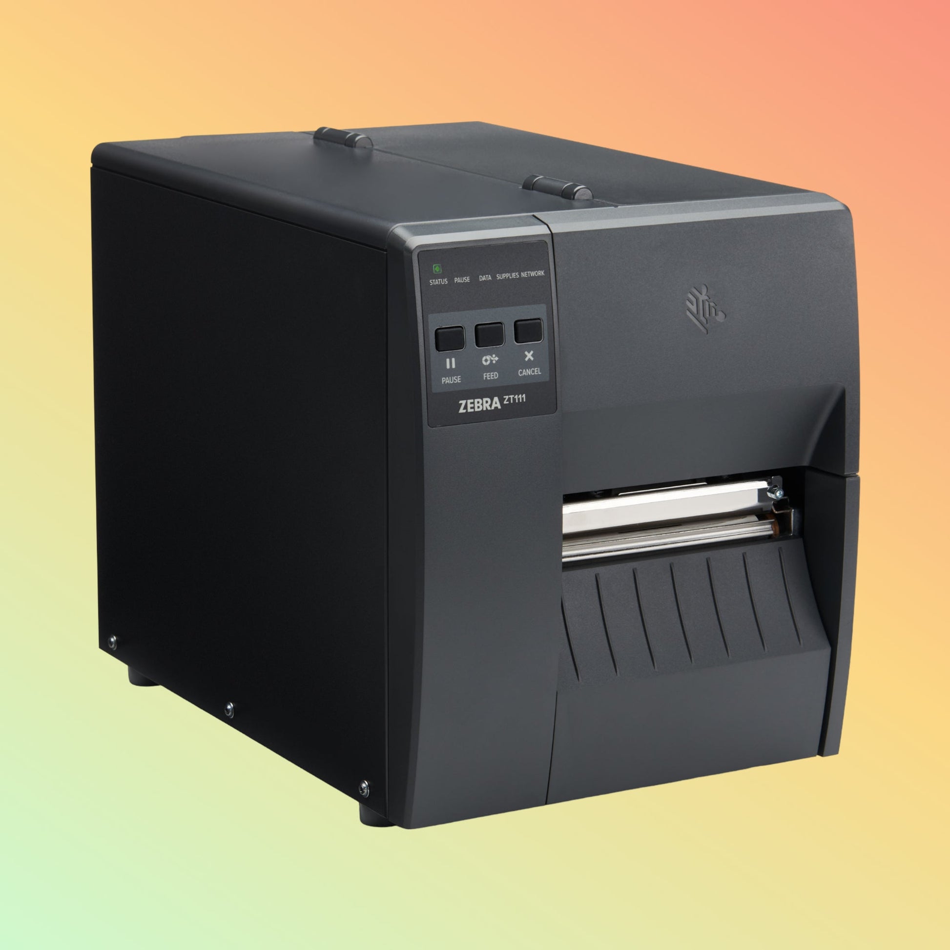 alt="Compact Zebra ZT111 Printer for Industrial Labeling & RFID Tagging"