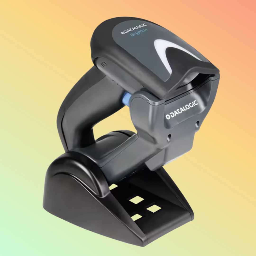 Datalogic GBT4500 Wireless Barcode Scanner in Hand
