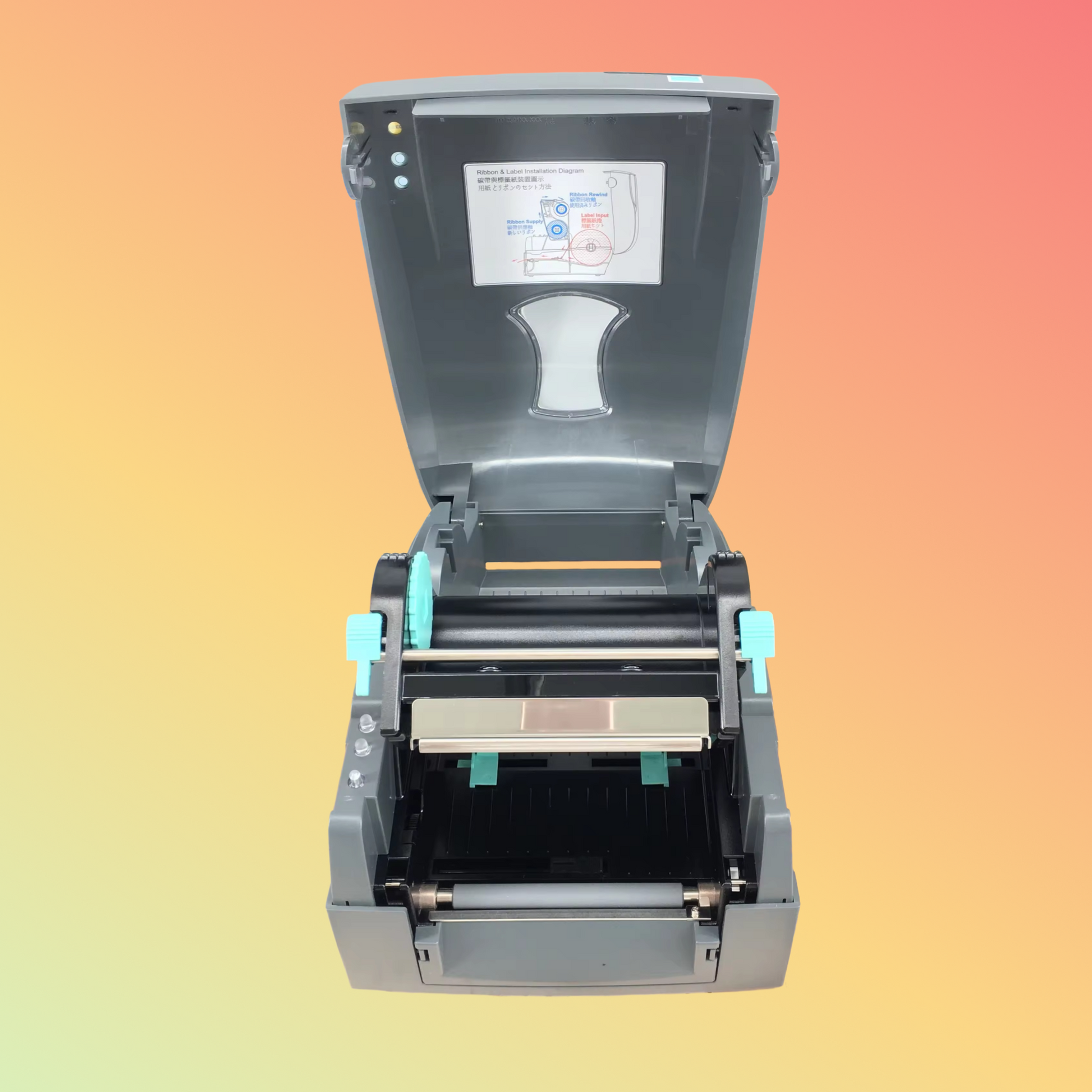 GODEX G530 printer in a retail environment printing barcode labels.
