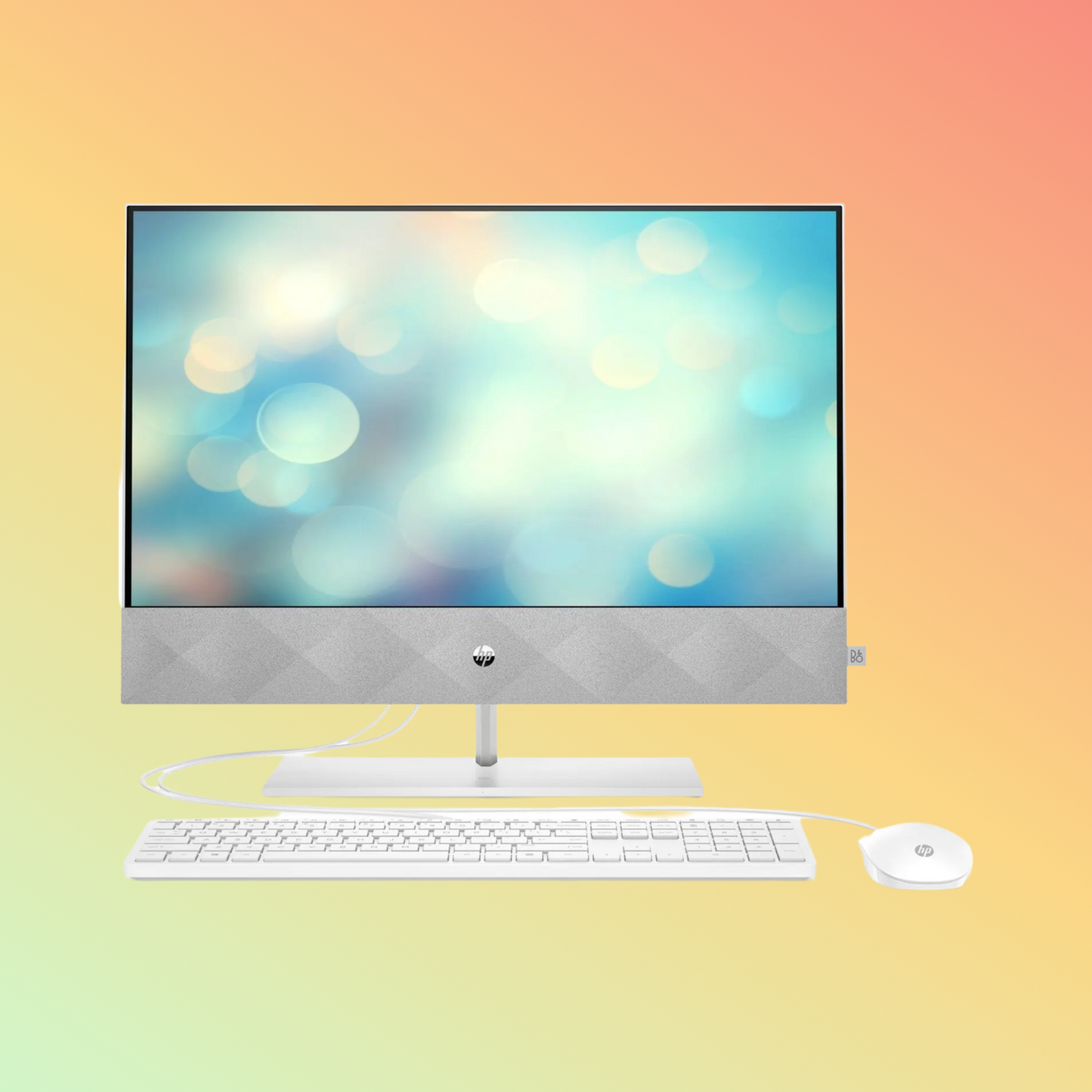 جهاز HP 24-DP1038NY الكل في واحد - معالج i7-1165G7 من الجيل الحادي عشر، سعة تخزين 8 جيجابايت، قرص صلب 1 تيرابايت، شاشة لمس FHD مقاس 24 بوصة