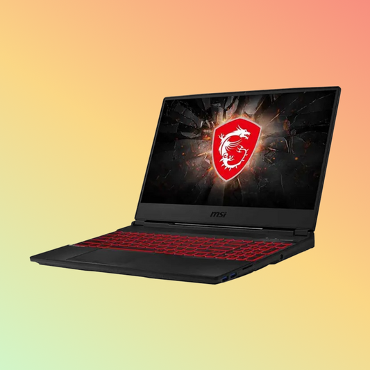 MSI THIN GF63 (12UCX) गेमिंग लैपटॉप - 12वीं पीढ़ी i5-12450H, 8GB, 512GB SSD, NVIDIA GeForce RTX 2050 4GB, 15.6”FHD