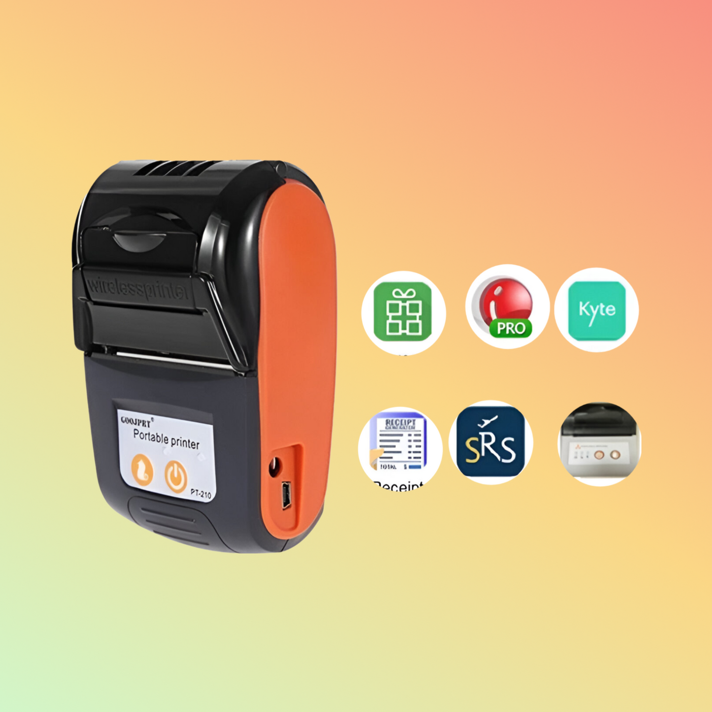 58mm Mini Portable Pos Receipt Printer