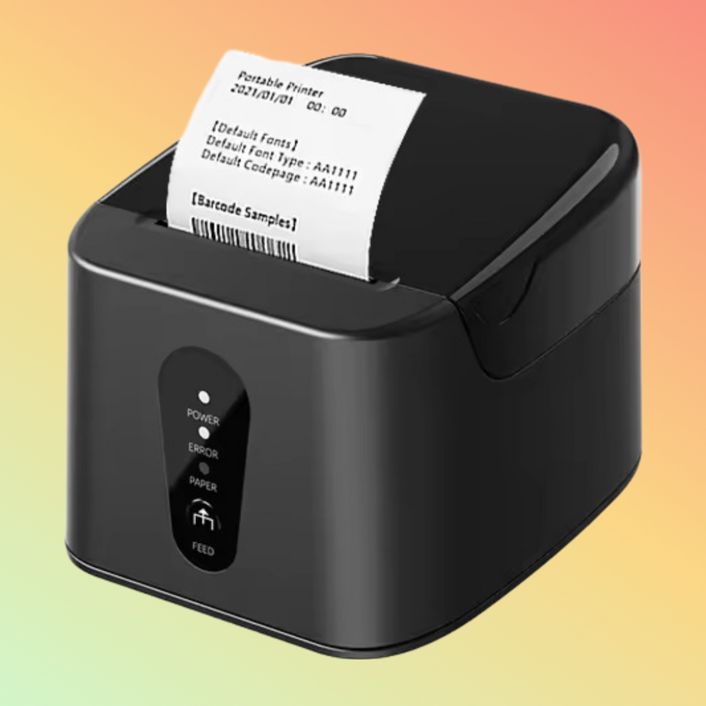 USB POS Printer 58mm Barcode Thermal Printer