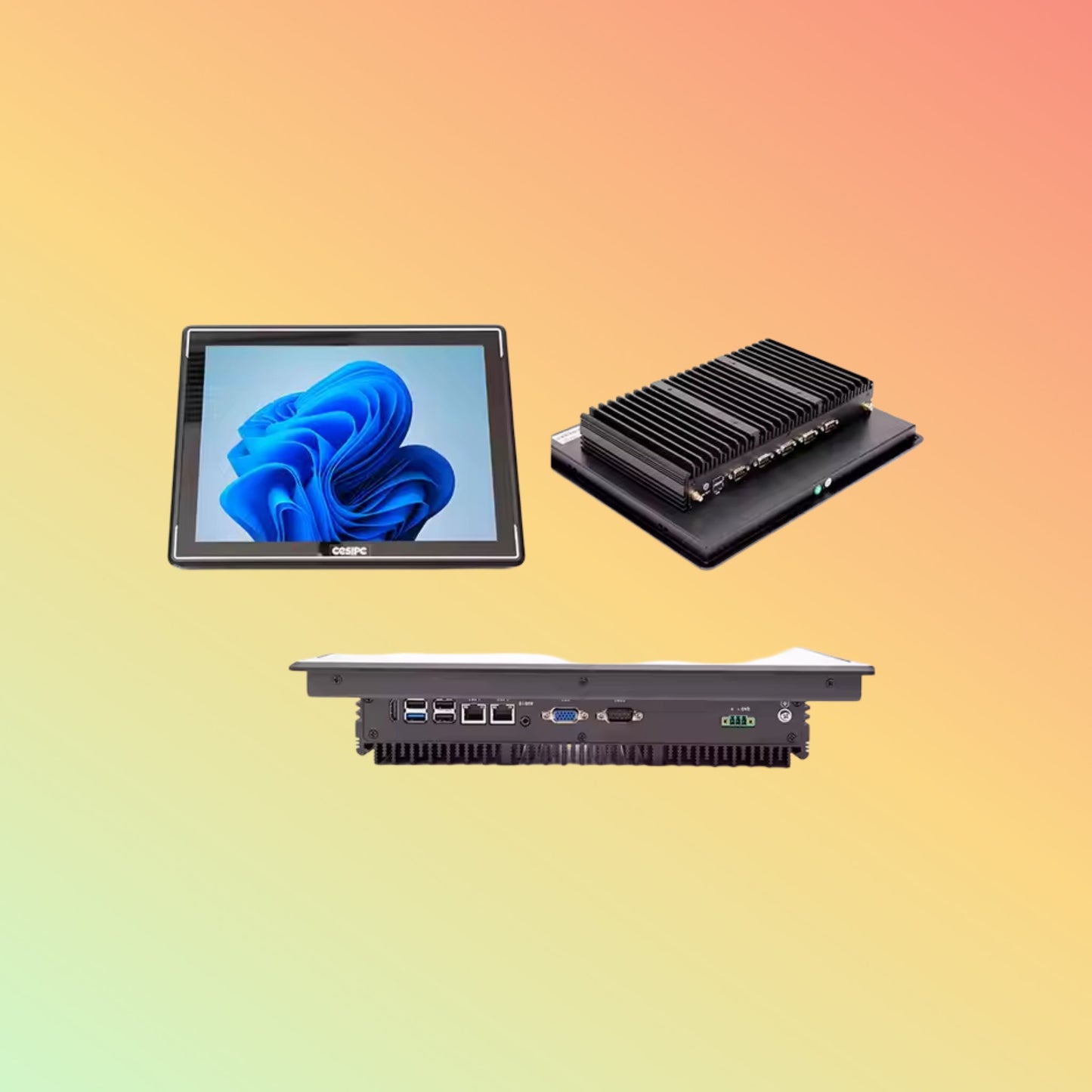 High Stable Embedded Industrial Panel PC 10/12/15/18.5/ 21.5 Touch Pc Screen Industrial Capacitive Computer Fanless Panel Pc