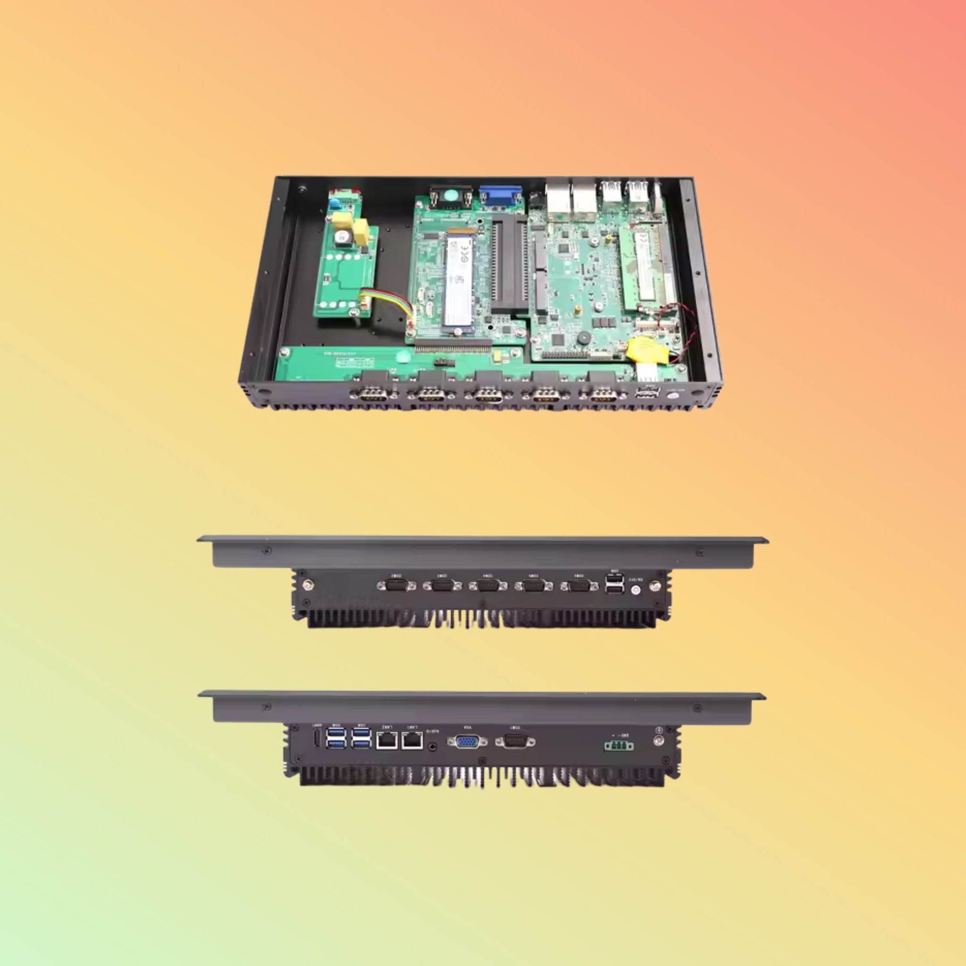 CESIPC High Quality Fanless 24V Industrial PC I5 Optional 4G LTE Module Transportation & Logistics PC Industrial IoT (IIoT)