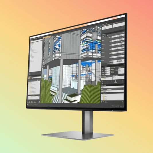 HP Z27K G3 मॉनिटर - 27" UHD (3840 x 2160), IPS, ऊंचाई, HDMI, DP, 350 निट्स, 60 Hz