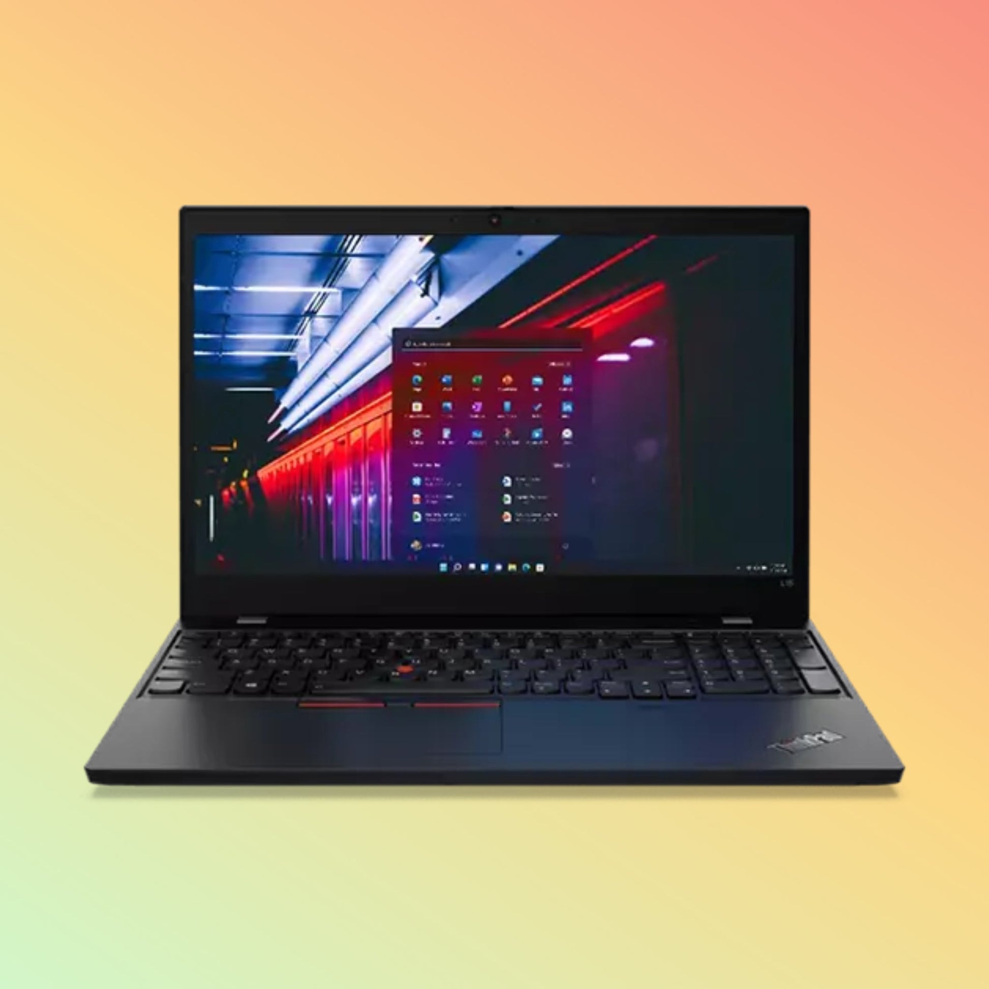لابتوب لينوفو ثينك باد L15 من الجيل الثاني - معالج i7-1165G7، ذاكرة وصول عشوائي (RAM) سعة 8 جيجابايت، قرص تخزين SSD سعة 512 جيجابايت، شاشة 15.6 بوصة عالية الدقة